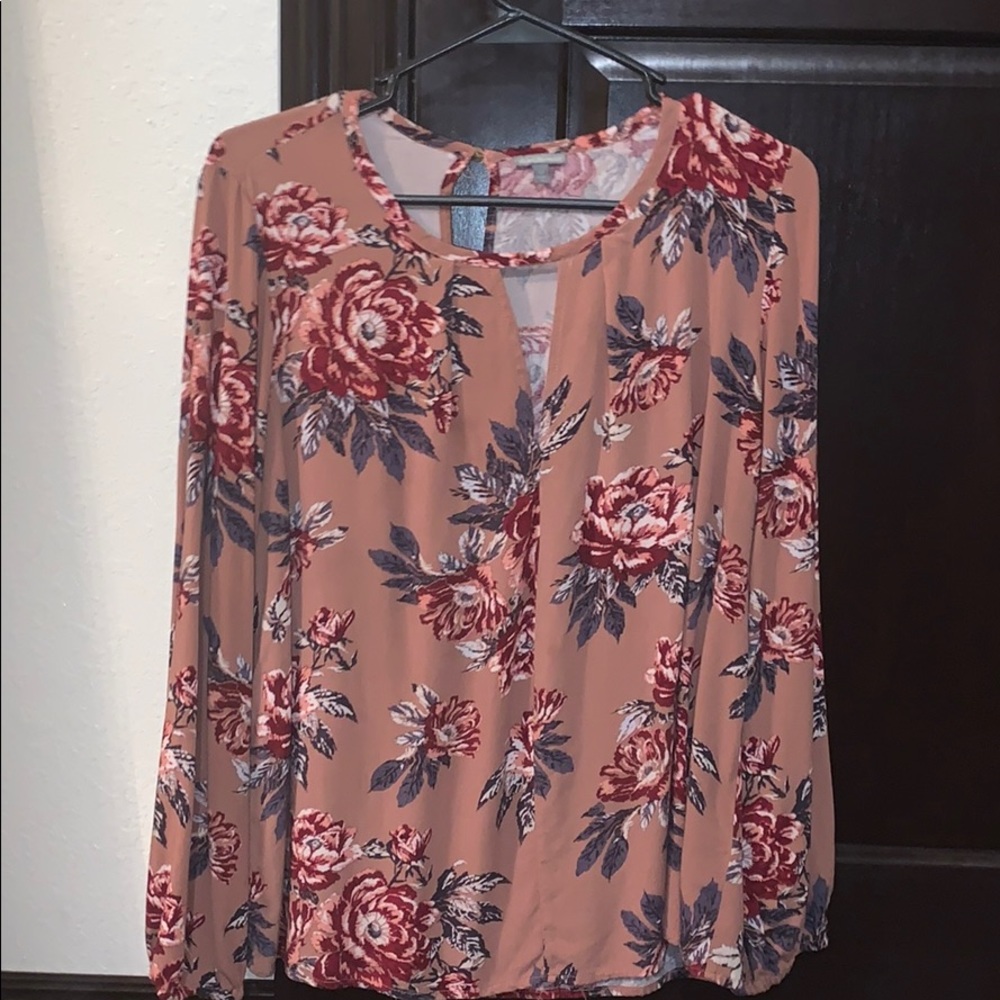 Charlotte Russe Floral Long Sleeve
